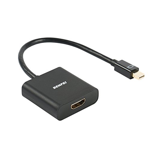 Aktiver Mini-DisplayPort 1.2 auf HDMI 4 K Adapter männlich zu weiblich vergoldet Kordel, Thunderbolt kompatibel, Unterstützung Eyefinity, Mini DisplayPort 1.2 - 4