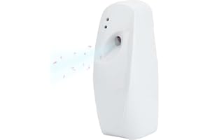 BIGKING Automatic Adjustable Air Freshener, Wall-mounted Automatic Aerosol Spray Dispenser, Timeable Air Freshener Spray Machine with Light Sensor for Hotel, Bathrooms, Offices
