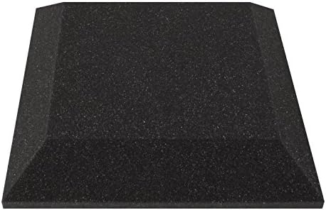 Ultimate Acoustics UA-WPB-12 12 x 12 x 2-Inch Bevel Style Absorption Panel Professional Studio Foam (Pack of 2)