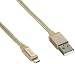 Produktbild Kanex Premium Lightning Kabel (3m) in gold [MFI zertifiziert] für Apple iPhone Xs/Xs Max/XR/X/5/5S/5C/SE/6/6S/6 Plus/6S Plus/7/8/7 Plus, iPad Pro/4/Air/Air 2/iPad 9,7" (2017)
