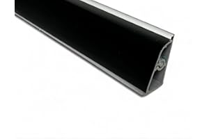 LO SPAZIO IN COSTRUZIONE Alzatina per piani da cucina, spalletta per top, alzatina, finale per top con la seguente misura= 2 metri lineari compresa di finali, alzatina in colore nero