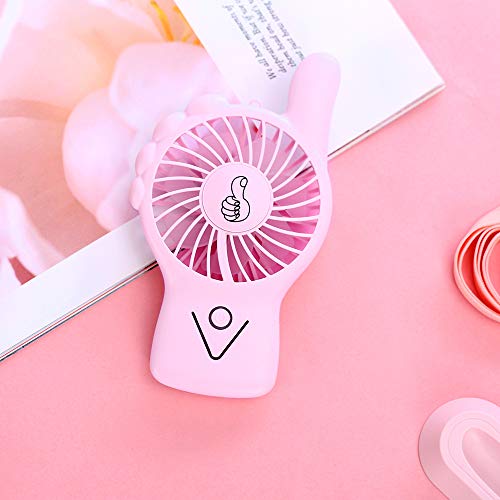 Preisvergleich Produktbild YUNLIN Tragbarer Handventilator, USB-Ventilator, Klappbarer Ladelüfter Mit Lanyard-Außen-Miniventilator