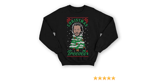 keanu reeves christmas sweater