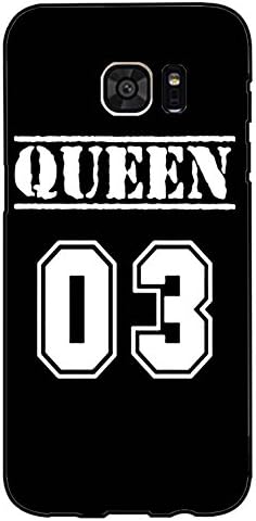 Lovers Boyfriend Girlfriend Best Friends Case for Samsung Galaxy S8 Plus King and Queen Mobile Phone Cover
