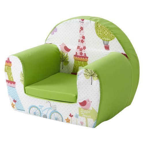 Ready Steady Bed Childrens Toddlers Foam Armchair, Paris