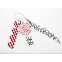 MARQUE PAGE personnalisation possible CADEAU PERSONNALISABLE avec un autre texte : prénom, mamie, marraine, amie....trop chouette