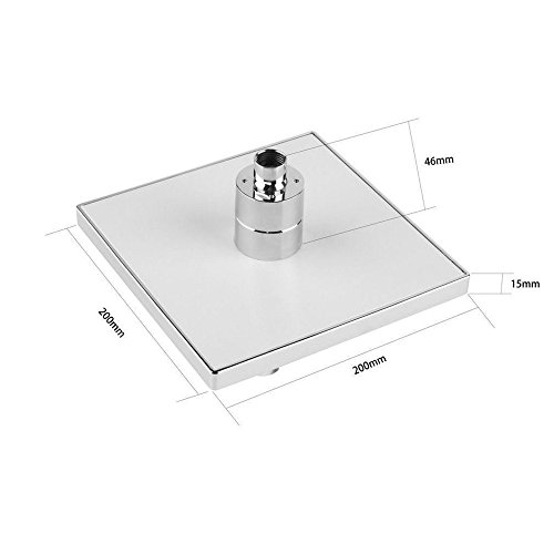 LED Handduschen Stoga Duschkopf LED 3 Farben Temperatur kontrolliert Niederschlag Top Spray Badezimmer Duschkopf - 4