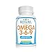 Produktbild Omega 3 6 9 Fish Oil Complex 1000 mg ergänzt Kapseln für Männer und Frauen - Verbesserte Formel DHA EPA-Fettsäuren Gelenke zu unterstützen, Heart & Brain - Immunsystem, Knochen, Verbesserung der Speicher, regulieren Cholesterin, Triglyzeride - Geld-zurück-Garantie - 120 Kapseln - Made in the UK