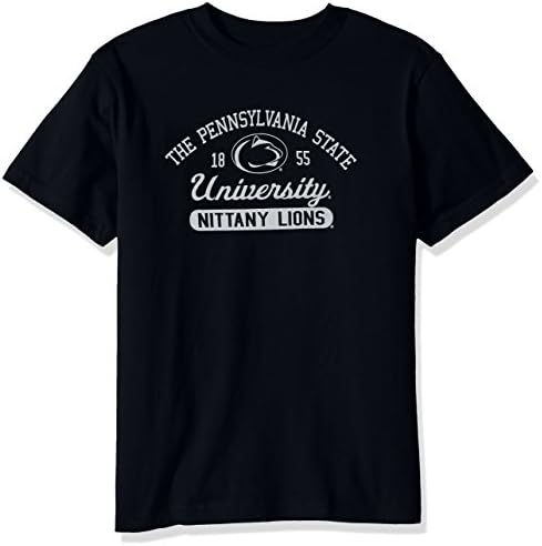 College Kids NCAA Penn State Nittany Lions Youth Short Sleeve Tee, Size 10-12/Medium, Navy