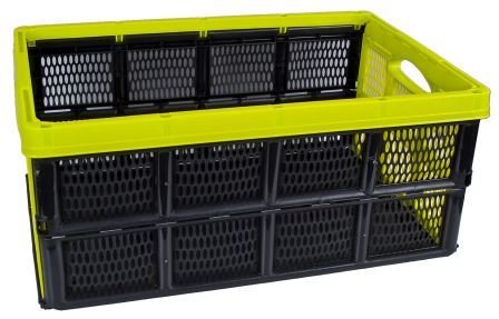 Klappbox, 32 Liter, 51 x 34 x 23cm, farbig sortiert, Polypropylen - 2