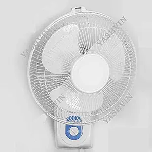 Wall Fan High Speed 12 inch 3 Blade Wall-Mounted Fan with Low Noise Motor All Purpose Wall/Table Fan, TABLE AVA-B (White)