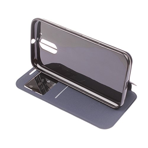 Misemiya    Funda para Motorola Moto G4 Moto G4 Plus - Funda   Protector Cristal Templado  Cover Im  n Sport Soporte Negro