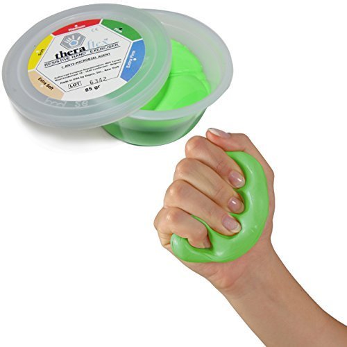 Msd PASTA comprimibile MANO DITA verde FORTE atossica THERAFLEX PUTTY artrite