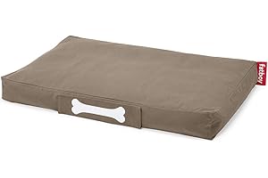 Fatboy® Doggielounge Stonewashed | Hundekissen Taupe | Abwaschbares Hundebett für große und kleine Hunde
