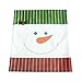 Produktbild PRETYZOOM Weihnachten Stuhlabdeckung Schöne Fusselbezug Stuhl Hussen Weihnachtsdekor für Home Office Store (Schneemann Muster)