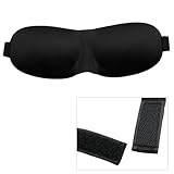 TOOGOO(R) Black Sleep Mask sleeping Eye Shades Eye Blinders--Encourages A Restful Sleep and Leaves You and Your Eyes Feeling Refreshed and Stress-Free