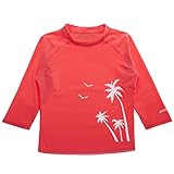 CharmLeaks Mädchen Rash Guard Langarm UV-Schutz (UPF) 50+...