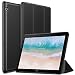 Produktbild Infiland Huawei MediaPad T5 10 Hülle,Ultra Dünn Tri-Fold PU Leder Ultra Schlank Superleicht Ständer Shell Cover Schutzhülle Etui Tasche für Huawei MediaPad T5 10 10.1 Zoll 2018 Tablet PC(Schwarz)