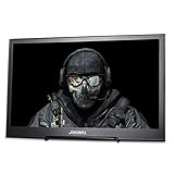 13,3 Pouces IPS Écran Moniteur Portable Full HD 1920 * 1080 Moniteur Haut-Parleur intégré Ultra-Mince en métal Noir, Compatible avec Un Ordinateur Portable Raspberry Pi,JOHNWILL