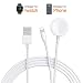 Produktbild Amatage Wireless Ladegerät für Watch,2-in-1tragbares kabelloses Ladegerät,Magnetisches Ladekabel Kompatibel für Watch Series 4/3/2/1 and Phone XR/XS/Max/X/8/7/6/plus Pad Air/Mini/Pro/Pod Touc