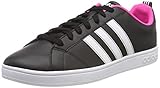 Weicher Gehcomfort adidas Damen Advantage VS BB9623 Sneaker, Schwarz (Negbás/Ftwbla/Rosimp 000), 38 2/3 EU