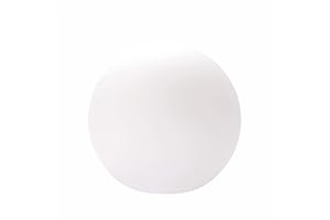 ORION LIGHTSTYLE Sfera di vetro con foro, 70 mm, paralume in vetro opale, bianco opaco, paralume in vetro di ricambio, diametro 140 mm
