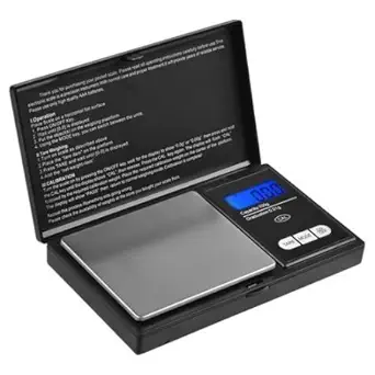 GLIVE (LABEL) Digital Mini Pocket Jewellery Weighing Scale Machine Digital Scale for Diamond Jewellery Gold Balancing Scale Upto 100 gm - Black