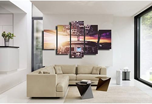 Mural sky motorcycle mechanical painting 20cm * 30cm * 2 + 20cm * 40cm * 2 + 20cm * 50cm * 1