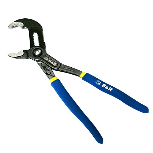 S&R Wasserpumpenzange mit Schnelleinstellung-Mechanismus 240x30mm, CR-V, doppelt ummantelte Griffe - 2