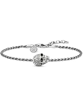 Thomas Sabo Damen-Armband Karma Beads mit Bead 925 Sterling Silber Länge 19 cm SET0362-637-21-L19v