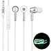 Produktbild Omiky® 3,5 mm In Ear Stereo Luminous Kopfhörer Headset Super Bass Musik Kopfhörer Ohrhörer (Weiß)