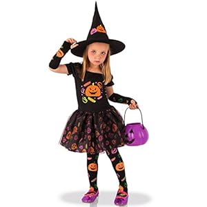 Rubies – Disfraz infantil bruja Candy