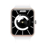 Herren Damen Jungen Mädchen Kinder Jugendliche Armband uhr, Silikon Band Analog Quarz Jungenuhr Mädchenuhr Herrenuhr Damenuhr (Weiß)