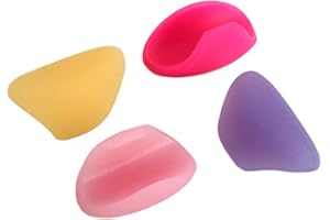 Alnicov 4 piezas de silicona manga dedo pulgar resto almohada almohadilla flauta protección parte accesorios para instrumentos musicales