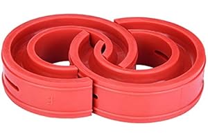 ‎EVGATSAUTO Unifür Versal Auto Auto Gummi Stoßdämpfer 2pc Red Auto Stoßdämpfer Puffer Feder Stoßstange Kissen Typ A-F für die meisten Fahrzeuge(F.)