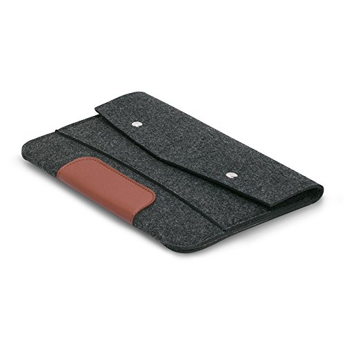 Apple iPad Pro 10.5 2017 Laptop Liner Bag,TopACE Notebook Tasche Notebook Schutzhülle liner bag Notebooktasche für Apple iPad Pro 10.5 2017 mit Mauspad (Dunkelgrau) - 4