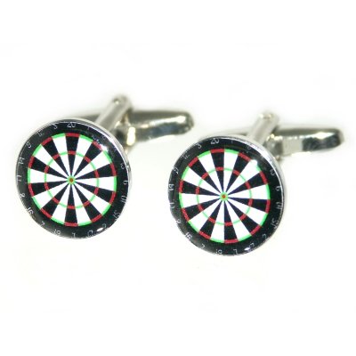 Preisvergleich Produktbild Manschettenknöpfe Dartscheibe