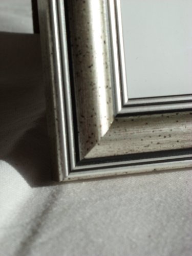 Fotorahmen Bilderrahmen 13×18 cm ANTIK SILBER m. Glasscheibe - 2