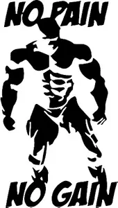 ISEE 360 Vinyl Wall Sticker gym1 Bodybuilding Fitness Center Sport Gym Decal Wall Decor Art Lift Fit Workout Gym Wall Stickers L x H 32 cm X 56 cm