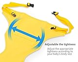 Der waschbare tragbare Reise Hochstuhl Booster Babysitz mit Riemen Kleinkind -Sicherheitsgurt Schätzchenspeicherung den Gurt (6 Farben) - 4