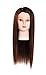 Goodofferplace® 90% Professional Real Hair 22 Inch Hairdressing Training Head Mannequin Head Hairdresser Training Head Cosmetology Mannequin Head w/Clamp For College and Professional Use