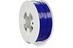 Verbatim PET-G-Filament 3D-Druck, 2,85mm, 1kg, Polyethylenterephthalat-Glykol-Filament zur Materialextrusion, für 3D-Drucker und 3D-Stift, 3D-Drucker-Filament aus PET-G, blau