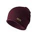 Produktbild Naturehike Im Freien thermischer Hut für Mann-Frauen-Feste Wollmütze-Licht-warmes Nizza Breathable weicher bequemer Wein-Rot-Schwarz-eine Größe (Wine Red)