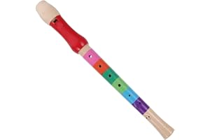 MEISH Wooden Descant Recorder 8 Hole Descant Recorder Soprano Recorder Instrument for Kids and Adults Beginners