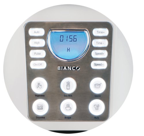 Standmixer Bianco Forte in rot 1680 Watt 32000 U/min. + Smoothie Buch - 2