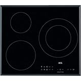  AEG IKB63301FB hobs Negro Integrado Con - Placa (Negro, Integrado, Con placa de inducción, 145 W, Alrededor, 2,5 m)
