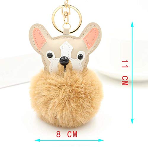 Zedo--Porte-cls-Porte-cls-Balle-de-Cheveux-Chiot-Porte-cls-de-Voiture-Porte-cls-hotte-Pendentif-Sac-Pendentif-dcorations-Petit-Souvenir-Cadeau-danniversaire-Accessoires-de-Voiture-Pendentif