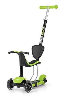 Milly Mally Little Star Trotinette 3 en 1 (Vert)