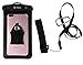 Tarkan IPx8 100% Water / Dust Proof Touch Sensitive Transparent Universal Pouch Cover for All Mobile Phones (Upto 5.5 inch) - Black. RS.449.00