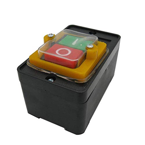 Taiss/ 1Pcs Push Button Switch Waterproof On/Off Start Stop 10A AC 220 / 380V Pushbutton Switches KAO-10KH